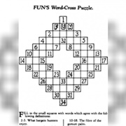 1924: Crossword Puzzles