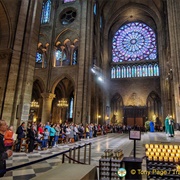 Service at Notre Dame, Paris