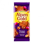 Alpen Gold Hazelnut &amp; Raisins Milk Chocolate