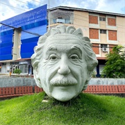 Einstein&#39;s Head, Panama City, Panama