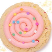 Crumbl Cookies Confetti Cake Cookie
