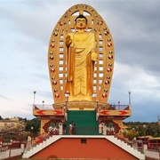 Mindrolling Monastery Buddha Statue, Dehradun, India