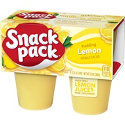Snack Pack Lemon Pudding