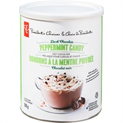 President&#39;s Choice Dark Chocolate Peppermint Candy Hot Cocoa Mix