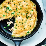 Pea and Onion Omelette