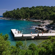 Portoc Bay, Lokrum Island, Croatia