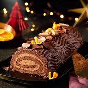 Chocolate and Clementine Log