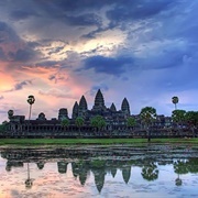 Group Explore Angkor Wat Sunrise Tour, Siem Reap, Cambodia