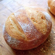 No-Knead Crusty White Bread