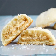 Golden Oreo Stuffed Lemon Iced Cookies