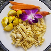 Pasta With Potatoes and Carrots