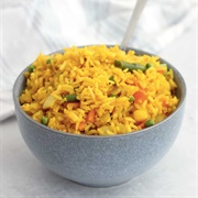 Yellow Rice With Vegetables