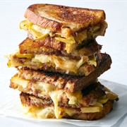 Apple and Jarlsberg Grilled Cheese Sandwich