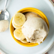 Frozen Yogurt + Banana
