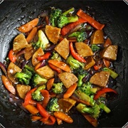 Vegetarian Chicken With Mixed Vegetables