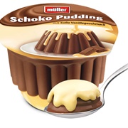 Schoko Pudding Mit Soße Vanillegeschmack