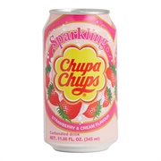 Chupa Chups Strawberry and Cream Sparkling Drink