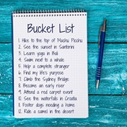 Check off Something From Your Bucket List Every Day