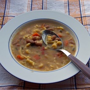 Bean Pasta and Vegetable Soup