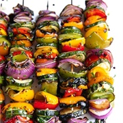 Grilled Veggie Kebabs