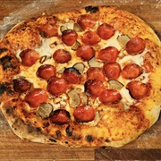Oyster and Pepperoni Pizza