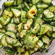 Avocado Cucumber Salad