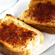 Plant-Based Protein Bread With Butter, Garlic, and Paprika