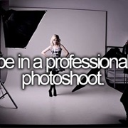 Be in a Professional Photo Shoot