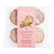 Burts Strawberry Viennese Whirl Cookies