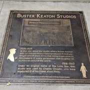 The Many Plaques of Buster Keaton Studios