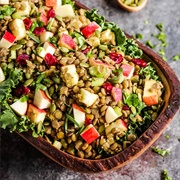 Lentil Salad With Apples, Fennel, and Herbs