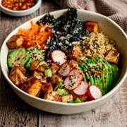 Vegan Poke Bowl With Quinoa
