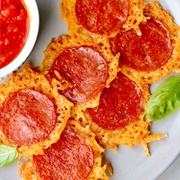 Cheesy Breaded Pepperoni With Tomato Sauce
