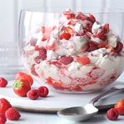 Eton Mess With Strawberries and Raspberries