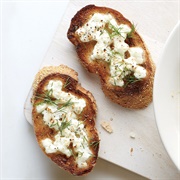 Bread With Goat Cheese