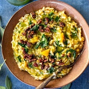 Butternut Squash Risotto With Leeks