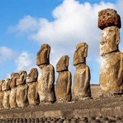 Maoi Statues on Easter Island
