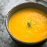Carrot Ginger and Cashew Soup