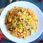 Fried Rice With Pineapple and Vegetables