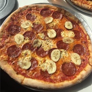 Banana and Pepperoni Pizza