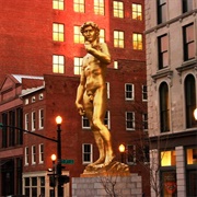 Golden Statue of David