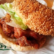 Chinese Chicken Burger