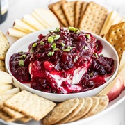 Cranberry and Pepper Cream Cheese