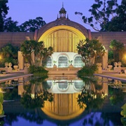 Balboa Park Botanical Building and Lily Pond