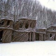 The Nest Houses of Patrick Dougherty (Permanently Closed)