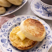 Toasted English Muffin With Butter