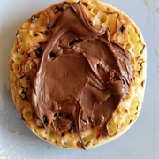 Crumpets With Chocolate Spread