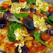 White Truffle and Gold Pizza