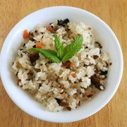 Fried Rice With Black Fungus and Carrots