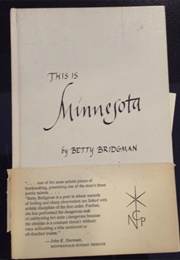 This Is Minnesota;: [Poems] (Bridgman, Elizabeth Klein)